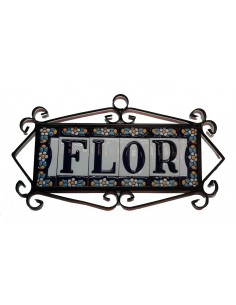 Reja para 4 letras +2 cenefas